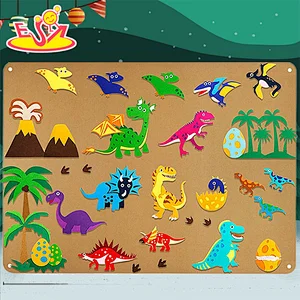 Wholesale Interactive Play Sensory Toy Dinosaur Felt Story Board For Kids W12D511
